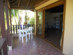 Terrasse vue sur jardin