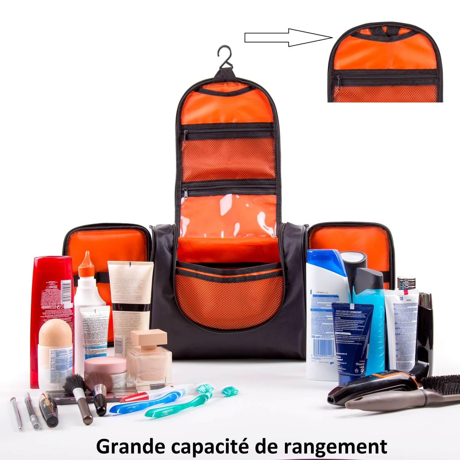 Trousse grande capacite de rangements voyage familial 1